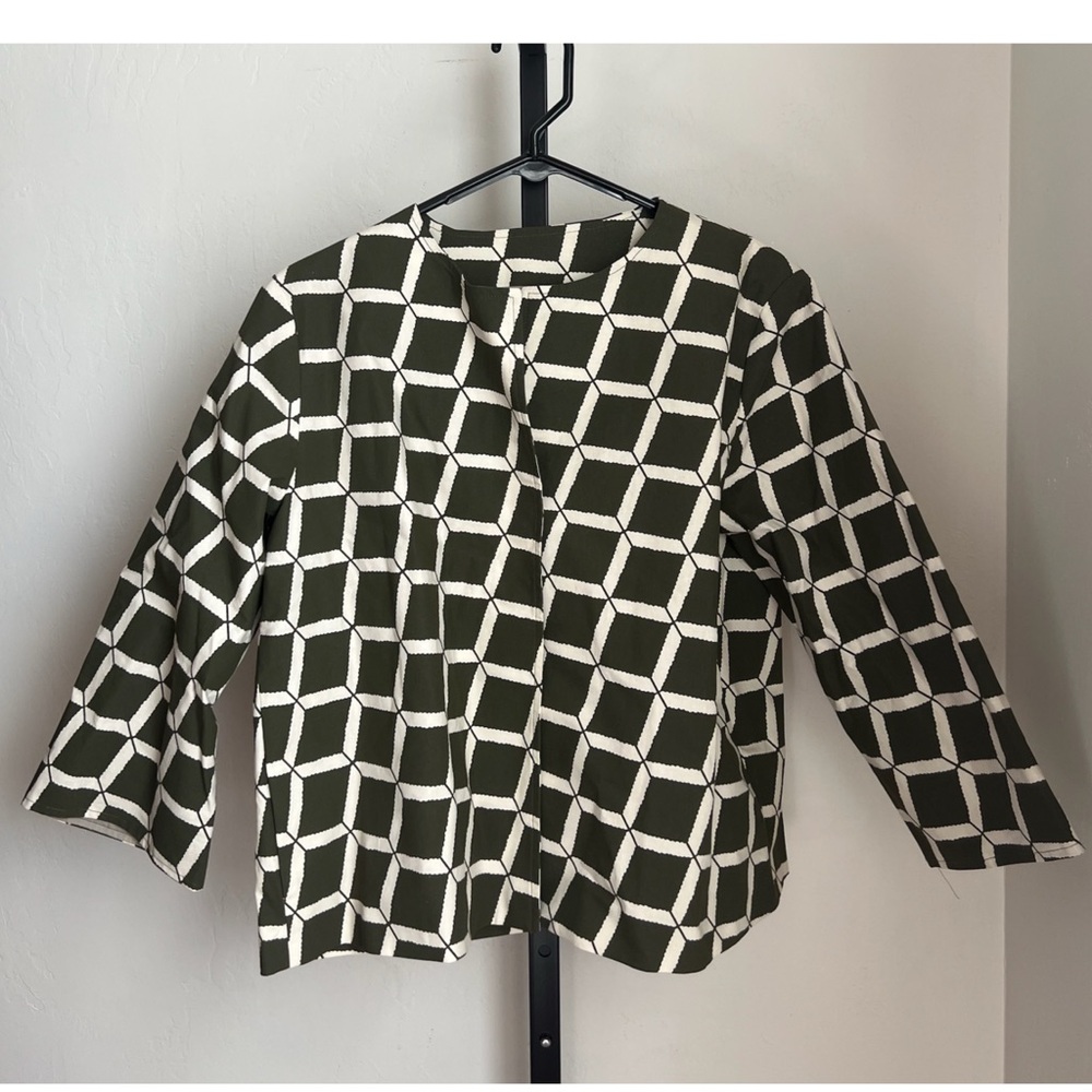 NIŪ Bolerino Manica Green Jacket Size Medium